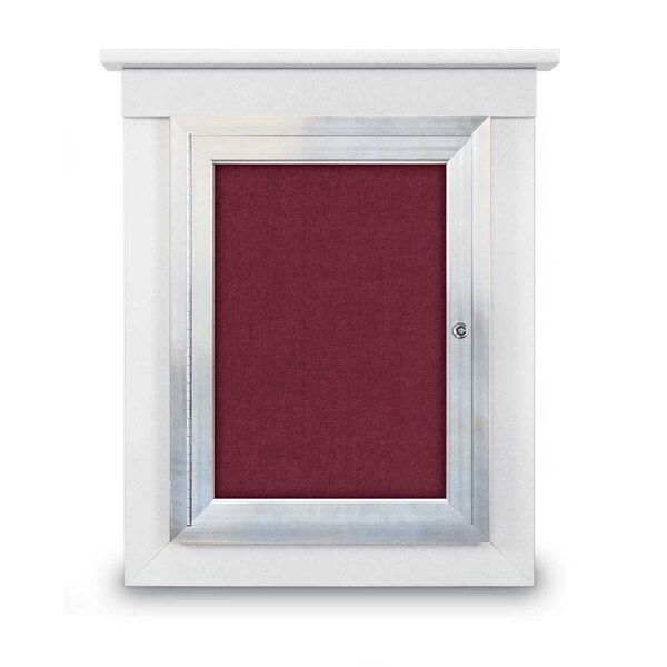 Sliding Glass Enclosed Letterboard, 72"x3
